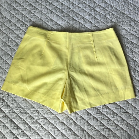 ||NWT|| THEORY•Aifric Sun Ray•Wool Stretch Canvas Shorts• Size 4 - Picture 6 of 9